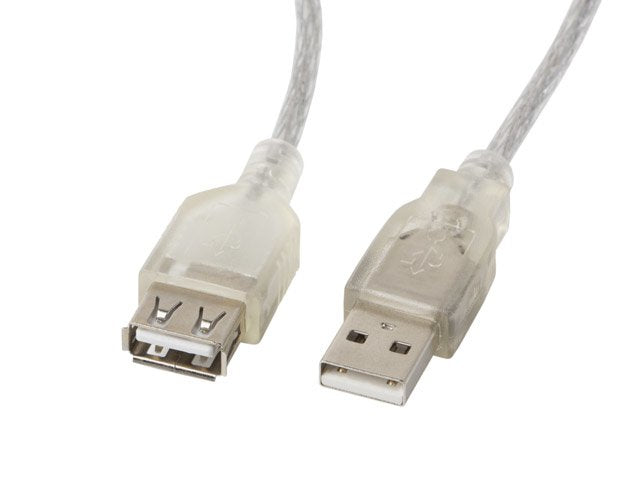 EAN 5901969413809 - Lanberg CA-USBE-12CC-0050-TR cable USB USB 2.0 5 m USB A Transparente imagen 1