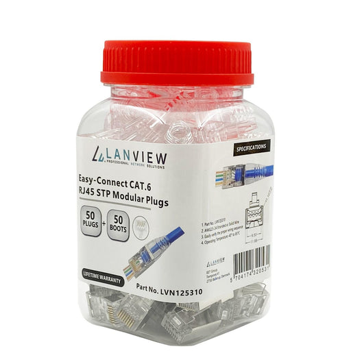 EAN 5704174320531 - Lanview LVN125310 conector RJ45 Transparente imagen 2
