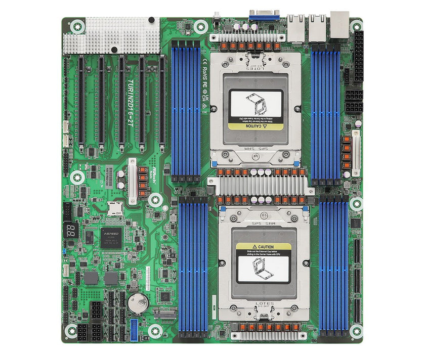 EAN 4711430522319 - Asrock TURIN2D16-2T placa base AMD SoC Socket SP5 EEB imagen 1