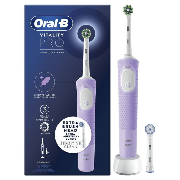 Braun Oral-B Vitality Pro Morado Cepillo De Dientes Eléctrico Recargable