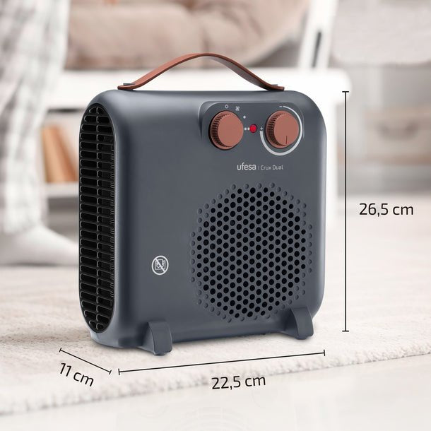 EAN 8422160057229 - Ufesa 83105722 calefactor eléctrico Interior Gris Ventilador eléctrico imagen 5