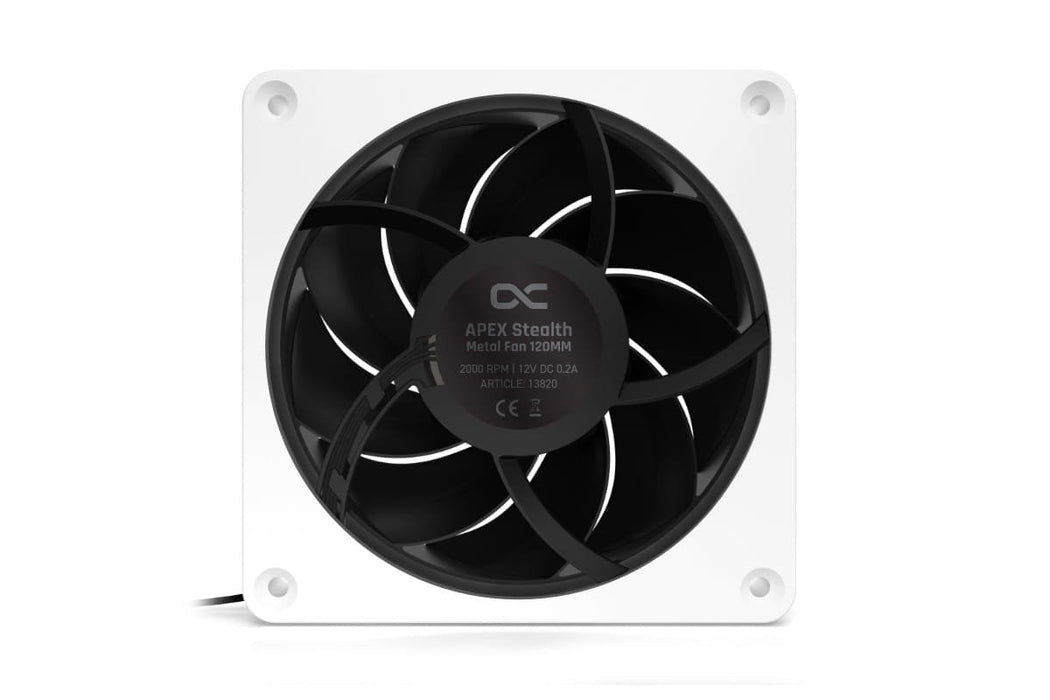 Alphacool Apex Mealth Metall Ventilador 120 Mm, 2.000 U/Min - Blanco