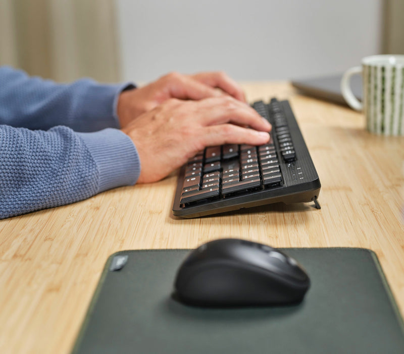 Trust Tkm-360 - Tastatur-Und-Raton-Set - De Schwarz (B2b Brown Box")