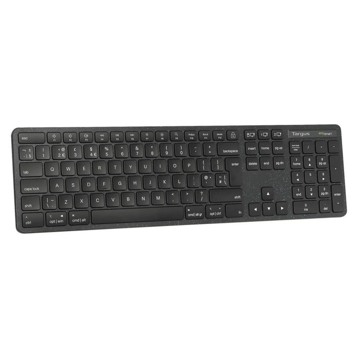 Targus Ecosmart Teclado Full Size Antimicrobiano Inalámbrico Bluetooth 5.0 2.4 Ghz Azerty Francés Negro