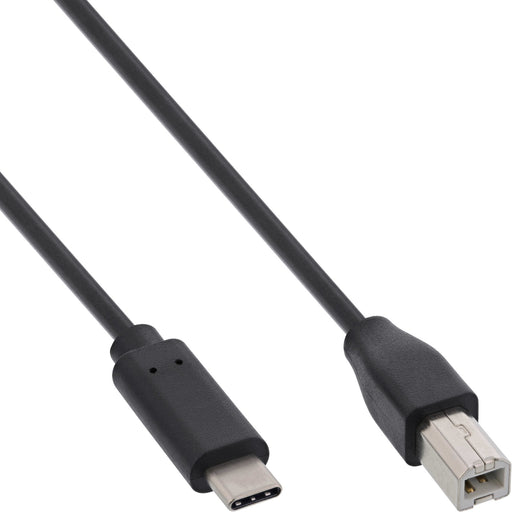 EAN 4043718249985 - InLine 35766 cable USB USB 2.0 0,5 m USB C USB B 0,48 Gbit/s Negro imagen 1