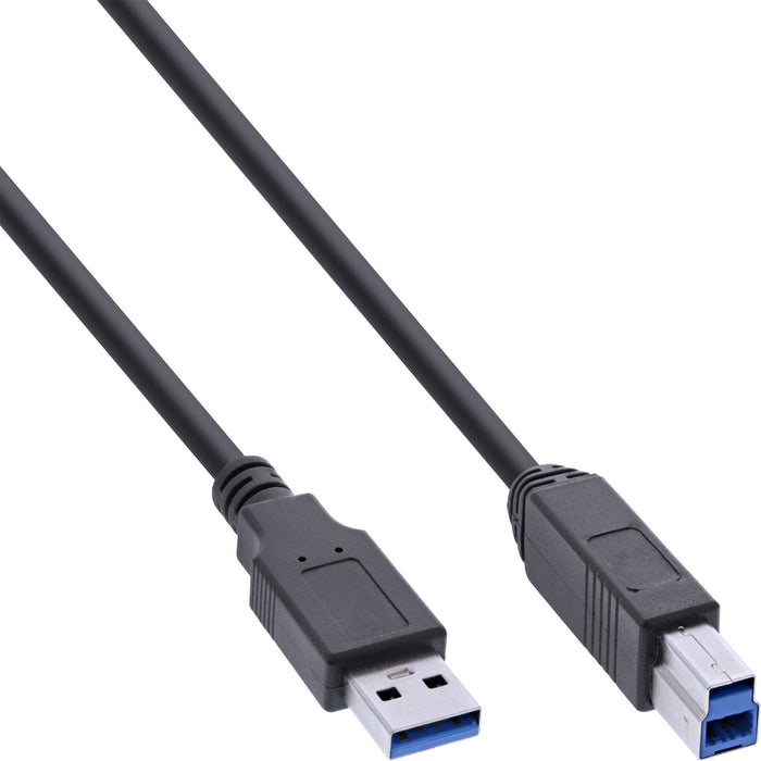 Inline Usb 3.2 Gen.1 Hub De 7 Puertos Caja De Aluminio Con Fuente De Alimentación De 2,5 A Negro