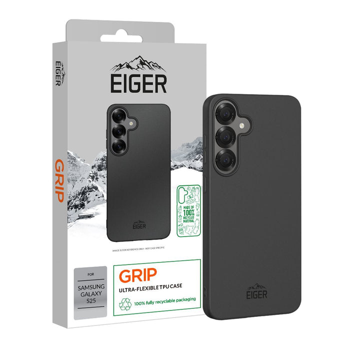 Eiger Grip Case Galaxy S25 Schwarz