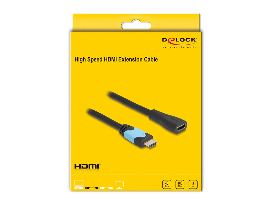 EAN 4043619819997 - DeLOCK 81999 cable HDMI HDMI tipo A (Estándar) Negro, Turquesa imagen 3