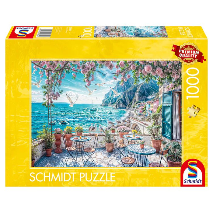 Schmidt Spiele Terraza Junto Al Mar, Rompecabezas De 1000 Piezas 58884