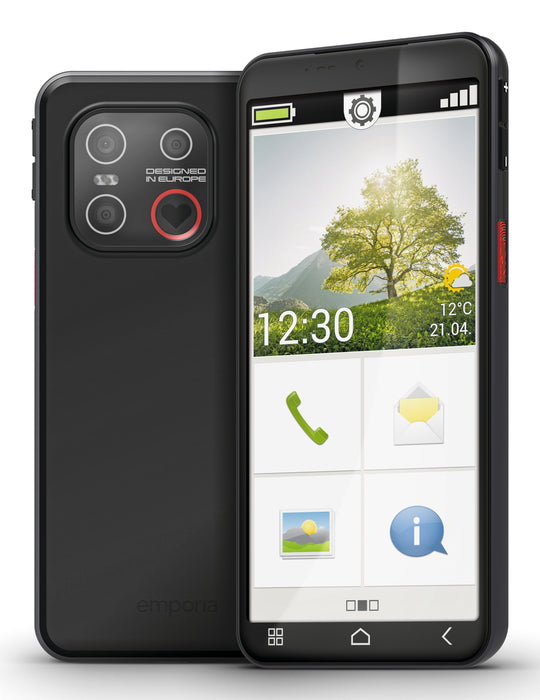 EAN 9005613168995 - Emporia emporiaSMART.7lite 13,8 cm (5.45") SIM única Android 15 4G USB Tipo C 6 GB 128 GB 3500 mAh Negro imagen 3