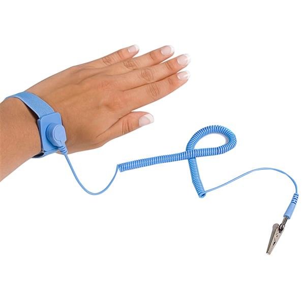 EAN 0065030775885 - StarTech.com SWS100 muñequera antiestática Azul imagen 2