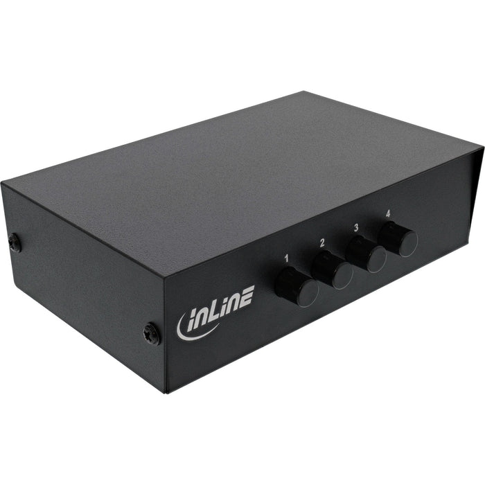 Inline Av Switch Manual De 4 Puertos, 3 Entradas/Salidas Rca