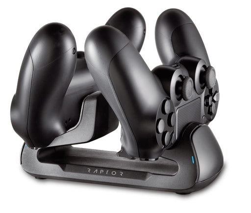EAN 4251236200986 - Raptor Gaming RG-CS100-P4 cargador de dispositivo móvil Mando para videojuegos Negro USB Interior imagen 1