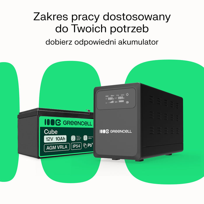 EAN 5904326376601 - Green Cell UPSLPPC500 sistema de alimentación ininterrumpida (UPS) Línea interactiva 0,8 kVA 500 W imagen 2