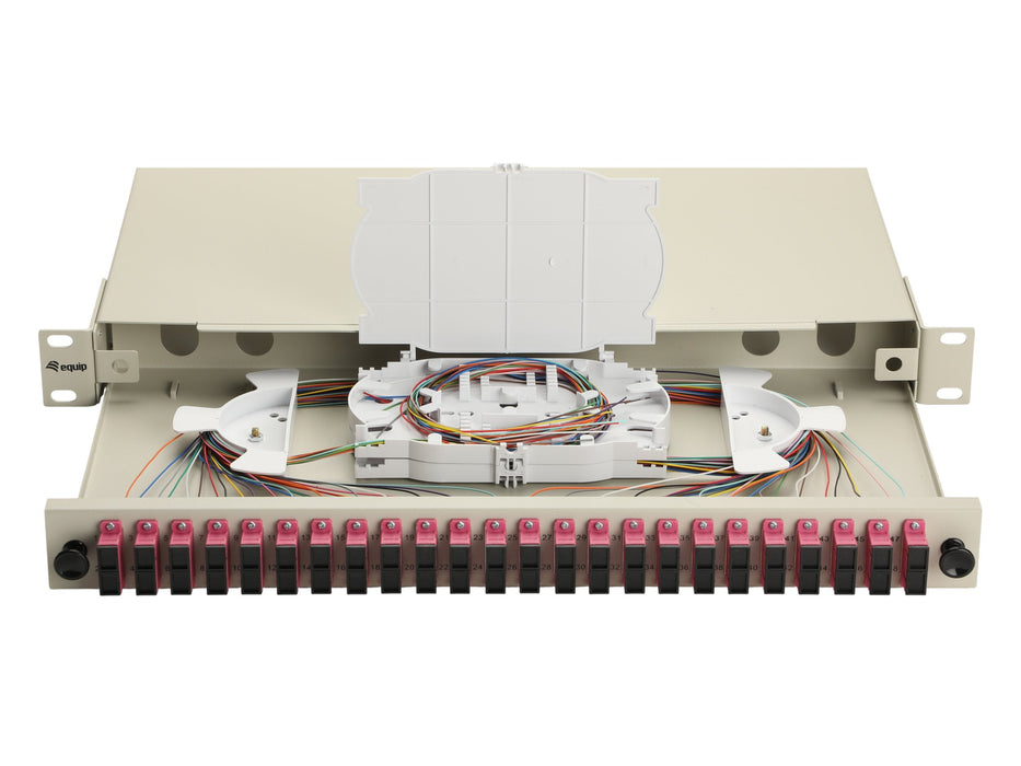 Equip Lwl-Spleisskamen 24-Port Sc-Duplex Om4 1u Komplett Gr