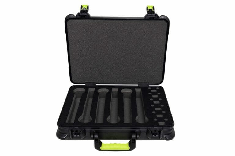 Estuche Shure Sh-Miccasew06  De Plástico Con Asa Para Transportar Micrófonos