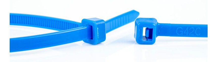 EAN 8717278572475 - WKK 110196671 presilla Brida reutilizable Plástico, Poliamida Azul 100 pieza(s) imagen 2