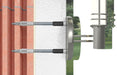EAN 4006209456910 - Fischer 45691 tornillo de anclaje y taco 20 pieza(s) Juego de enchufes de pared y tornillos imagen 2