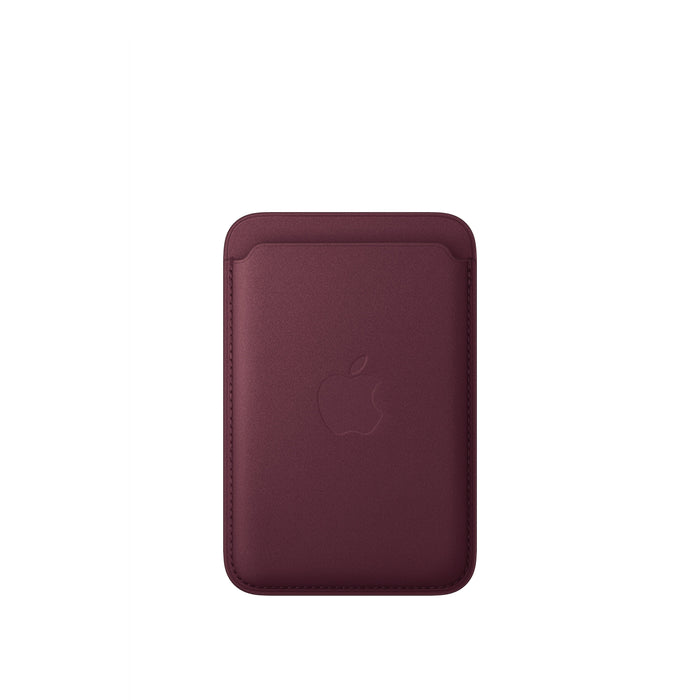 Apple Iphone Feingewebe Wallet Con Magsafe  Burgunder, Portatarjetas, Burgund, Fein Gewoben, Apple, Iphone 18 Pro; Iphone 18 Pro Max; Iphone 17 Pro; Iphone 17 Pro Max; Iphone Air; Iphone 17; Iphone..., 1 Ud.