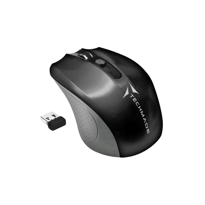 EAN 8099990140089 - Techmade TM-XJ30-BK ratón Oficina Ambidextro RF inalámbrico Óptico 1600 DPI imagen 1