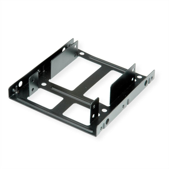 Roline Montageadapter, 3,5 Zoll Rahmen Fr 2x 2.5 Hdd Ssd, Metall, Schwarz