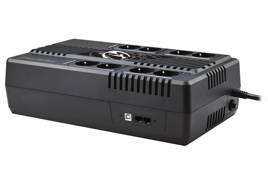 EAN 4260074982640 - PowerWalker VI 600 MS sistema de alimentación ininterrumpida (UPS) Línea interactiva 0,6 kVA 360 W 8 sali imagen 2