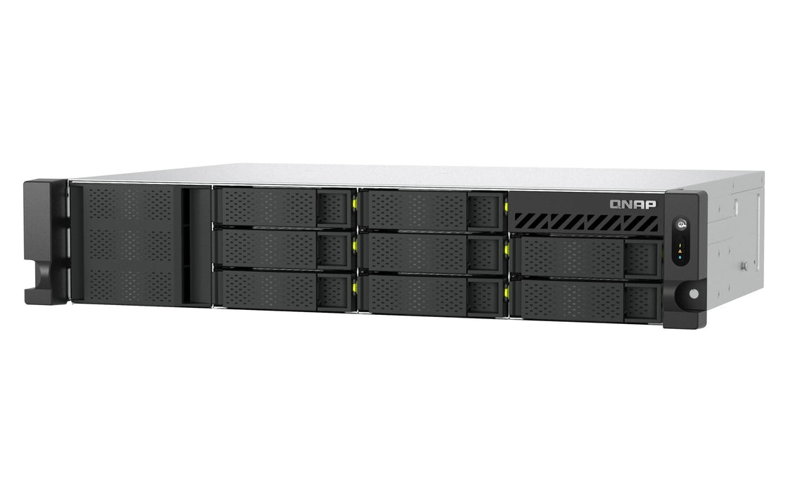 Servidor Nas  Qnap Ts-H1065eu-Rp 10 Compartimentos Montaje En Bastidor Sata-600 / Nvme Ram 8 Gb 2.5 Gigabit Ethernet 2u