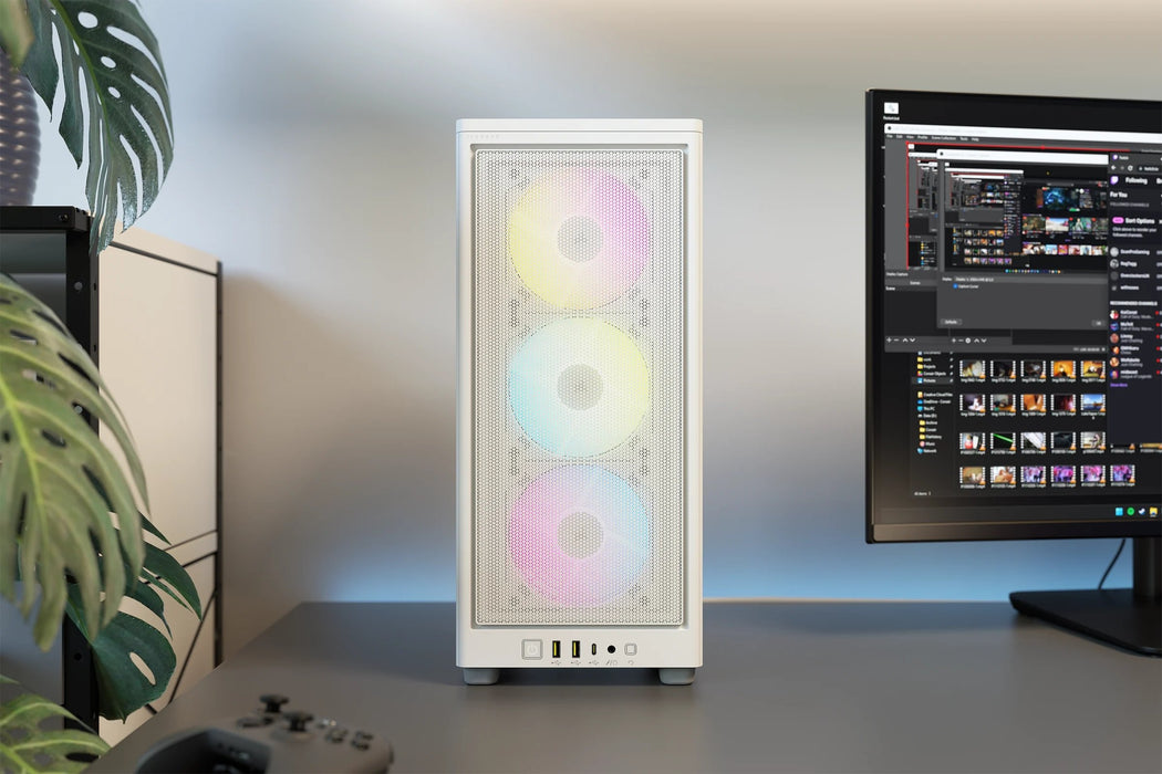 EAN 0840006698746 - Corsair 2000D RGB Airflow Small Form Factor (SFF) Blanco imagen 14