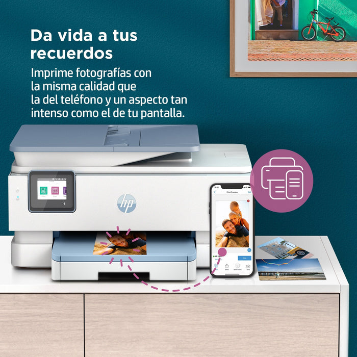 Hp Envy Inspire 7921e All-In-One Color Inkjet 15/10ppm Print Scan Copy Printer