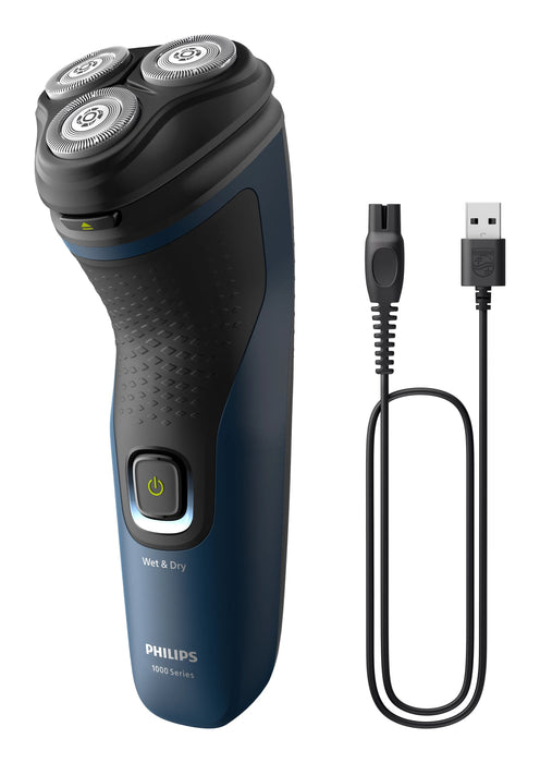 EAN 8720689024686 - Philips S1151/00 afeitadora Máquina de afeitar de rotación Negro, Azul imagen 2
