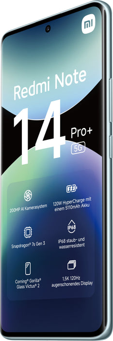 EAN 6932554401610 - Xiaomi Redmi Note 14 Pro+ 5G 16,9 cm (6.67") SIM doble USB Tipo C 8 GB 256 GB 5110 mAh Azul imagen 4