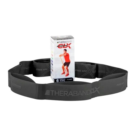 Theraband Clx-Band, 2 M, Spezial-Stark, Negro