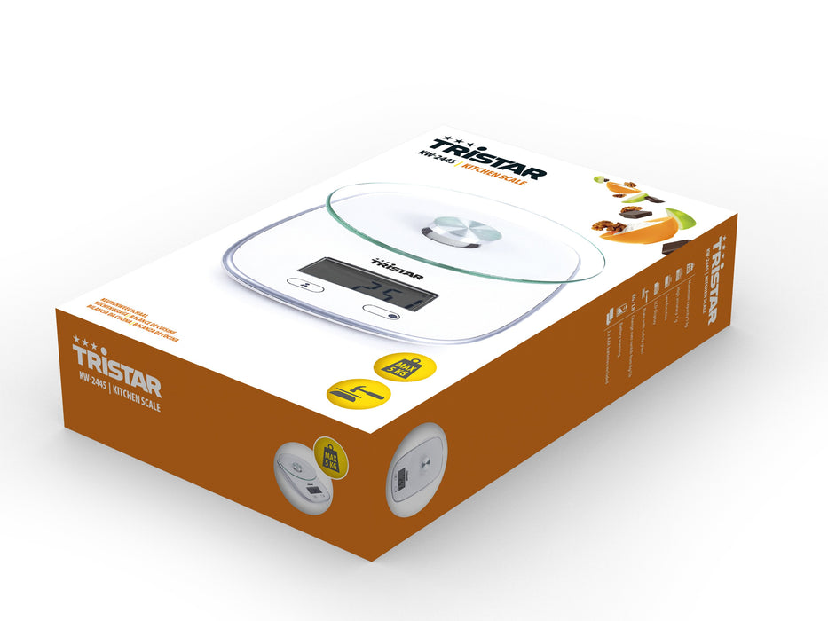 EAN 8713016022448 - Tristar KW-2445 báscula de cocina Blanco Báscula electrónica de cocina imagen 6