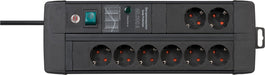 EAN 4007123674831 - Brennenstuhl 1256000698 base múltiple 3 m 8 salidas AC Interior Negro imagen 2