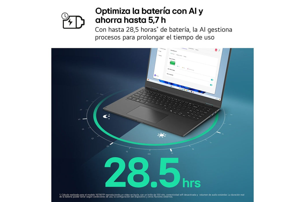 EAN 8806096454886 - LG Gram 16Z90TL-G.AU88B ordenador portatil Intel Core Ultra 7 258V Portátil 40,6 cm (16") WQXGA 32 GB LPD imagen 4
