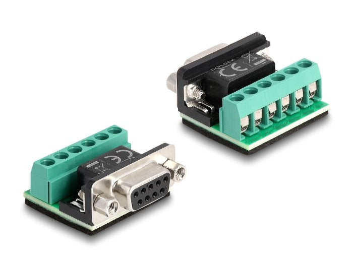 Delock Adapter Usb 2.0 Type-C Zu 1 X Seriell Rs-422 485 Stecker Mit 6 Pin Terminalblock 5 V 2 M
