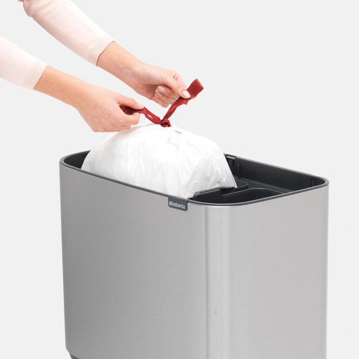 EAN 8710755316227 - Brabantia 316227 papelera 34 L Rectangular Plástico, Acero Acero inoxidable imagen 9
