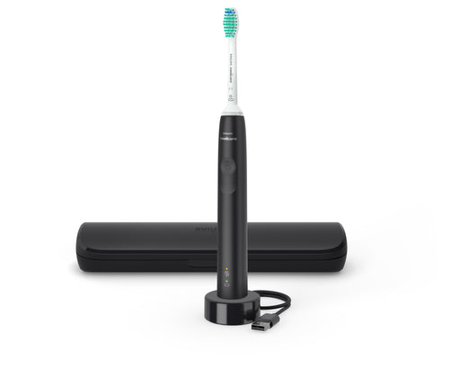 EAN 8710103985679 - Philips 3100 series HX3673/14 cepillo eléctrico para dientes Adulto Cepillo dental sónico Negro imagen 2