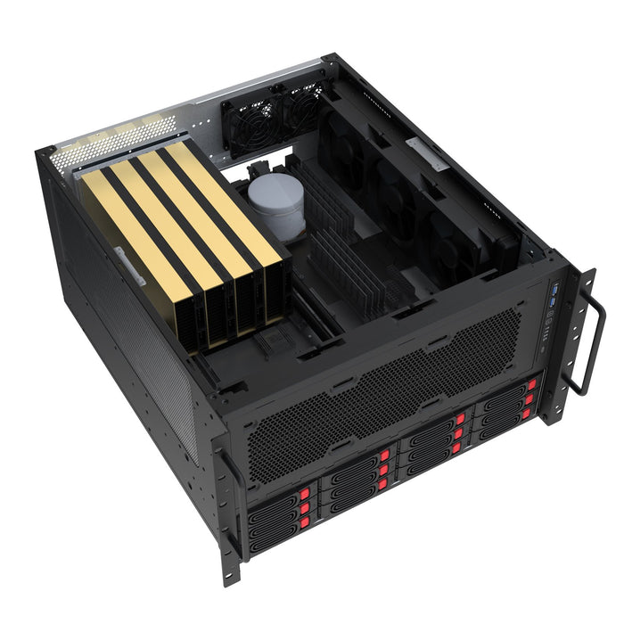 EAN 4710679817439 - Silverstone RM61-312 Estante Negro imagen 17