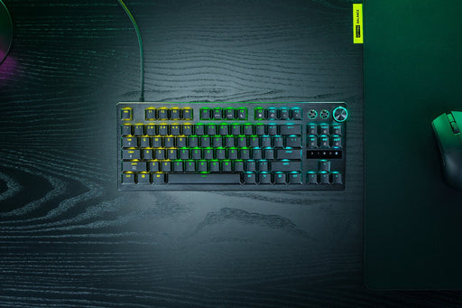EAN 8887910074411 - Razer Huntsman V3 Pro Low-profile Tenkeyless 8KHz teclado Juego USB QWERTY Inglés de EE. UU. Negro imagen 1