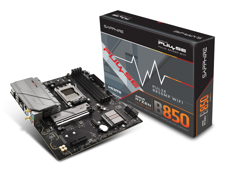 EAN 4895106296947 - Sapphire PULSE B850M WIFI AMD B850 Zócalo AM5 micro ATX imagen 6