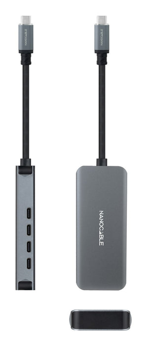 EAN 8433281014985 - Nanocable 10.16.4504 hub de interfaz USB 3.2 Gen 1 (3.1 Gen 1) Type-C 5000 Mbit/s imagen 2
