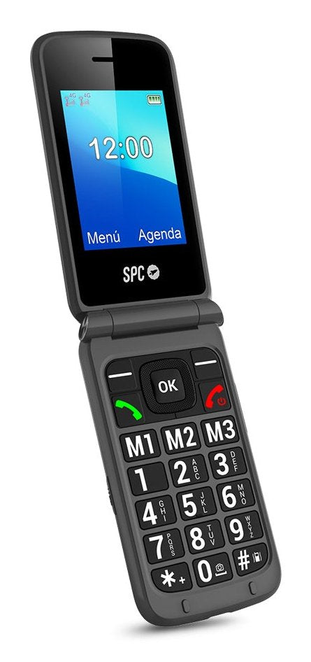 EAN 8436609913557 - SPC Stella 3 6,1 cm (2.4") 107 g Gris Teléfono para personas mayores imagen 1