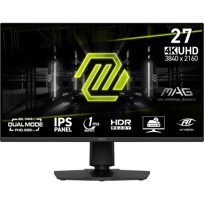 Monitor Msi Mag 275upd E14 27" Ips Uhd Fhd 144hz 288hz 250cd M2 1ms Hdmi2.1x2 Dp Speakers Pivot