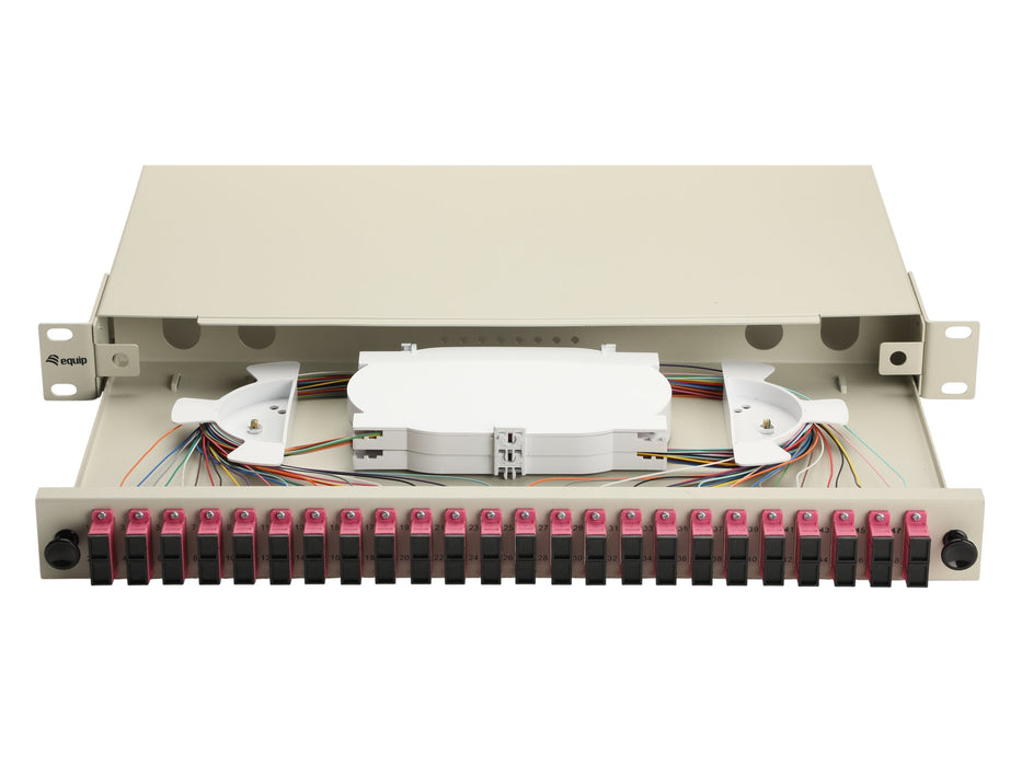 Equip Lwl-Spleisskamen 24-Port Sc-Duplex Om4 1u Komplett Gr