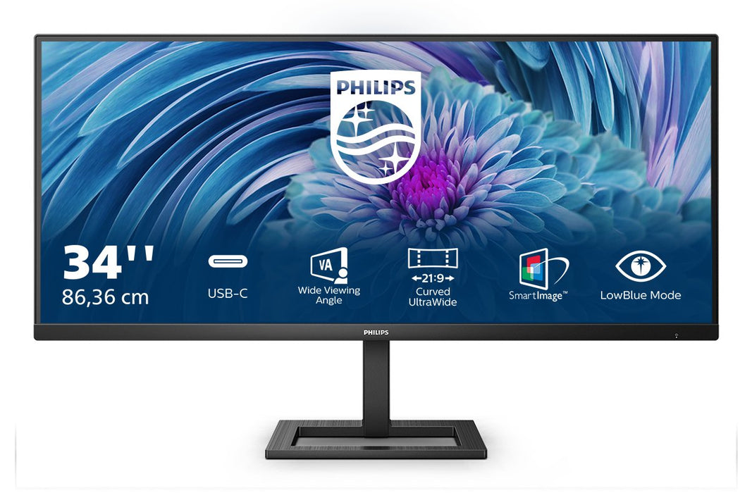 EAN 8712581796136 - Philips E Line 346E2LAE/00 pantalla para PC 86,4 cm (34") 3440 x 1440 Pixeles Wide Quad HD LCD Negro imagen 2