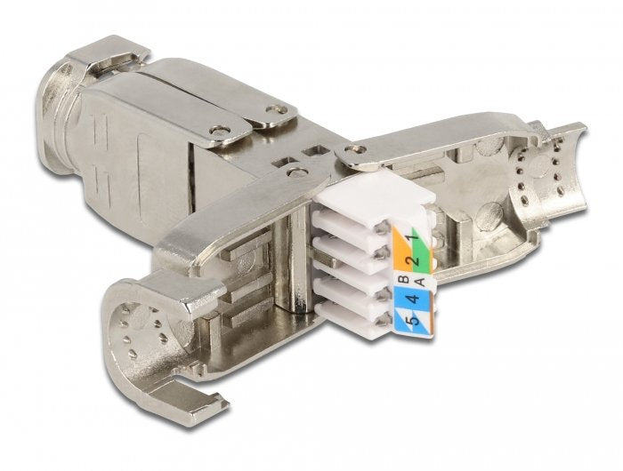 Delock Verbinder Für Netzwerkcable Cat.6a Stp Werkzeugfrei