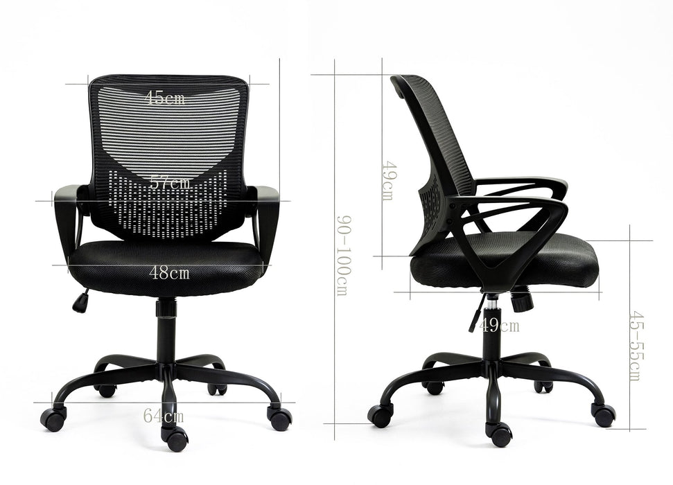 Silla De Oficina Activejet Yk507 Negra