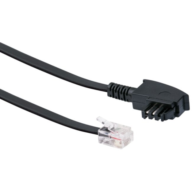 EAN 4004005504330 - Schwaiger 3.0m RJ-12 - TAE-F 3 m Negro imagen 1