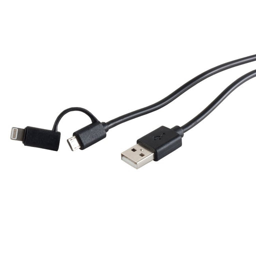 EAN 4017538107527 - S/CONN maximum connectivity 14-14025 cable de conector Lightning 1 m Negro imagen 1